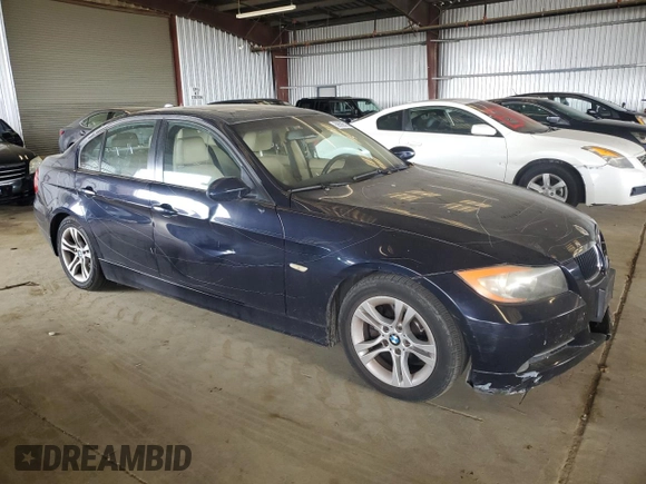 2008 BMW 3 Series 328i z VIN WBAVA37558NL47244, wystawiony jako Copart lot #59592515 z przebiegiem 165 900 mil mil oraz Szkoda całkowita • Salvage title. Historia ofert i sprzedaży dostępna na DreamBid. Obrazek 4.