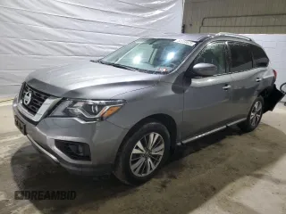 2020 Nissan Pathfinder S with VIN 5N1DR2AM6LC636330, listed as a Copart auction lot 52258625 with 67,108 mi miles and Salvage title. Bid and sale history available at DreamBid. Image 1.