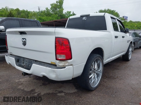 2013 Ram 1500 Express with VIN 1C6RR6FT0DS577470, listed as a IAAI auction lot 42196242 with 175,823 mi miles and . Bid and sale history available at DreamBid. Image 4.