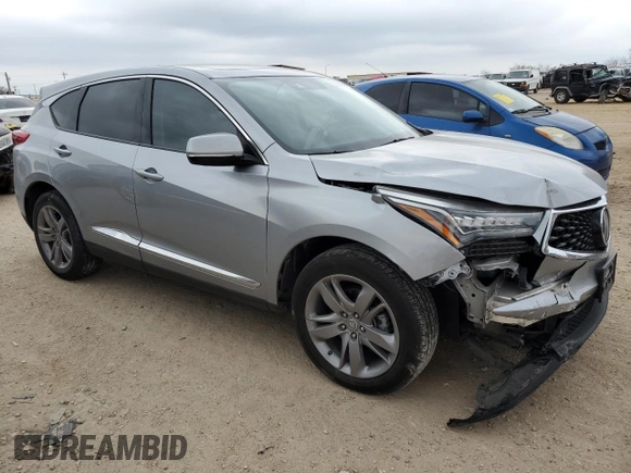 2019 Acura RDX w/Advance Pkg with VIN 5J8TC1H7XKL006144, listed as a Copart auction lot 45814985 with 75,591 mi miles and Salvage Title. Bid and sale history available at carsss.com. Image 4.