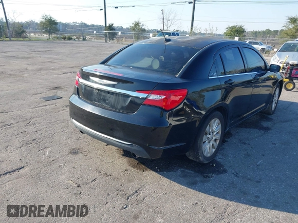 2014 Chrysler 200 LX with VIN 1C3CCBAG8EN149878, listed as a IAAI auction lot 41680490 with 236,453 mi miles. Bid and sale history available at carsss.com. Image 4.