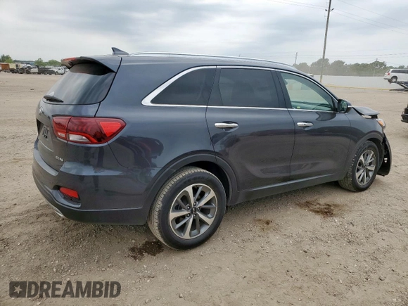 2019 Kia Sorento EX z VIN 5XYPH4A51KG457907, wystawiony jako Copart lot #57686505 z przebiegiem 54 755 mil mil oraz Szkoda całkowita • Salvage title. Historia ofert i sprzedaży dostępna na DreamBid. Obrazek 3.
