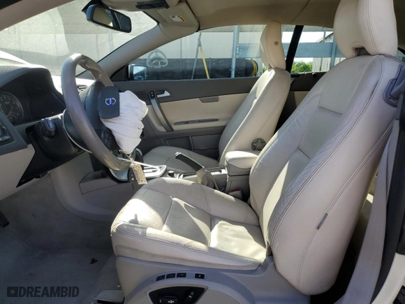 2007 Volvo C70 with VIN YV1MC68237J022963, listed as a Copart auction lot 51947535 with 160,258 mi miles and Salvage Title. Bid and sale history available at carsss.com. Image 7.