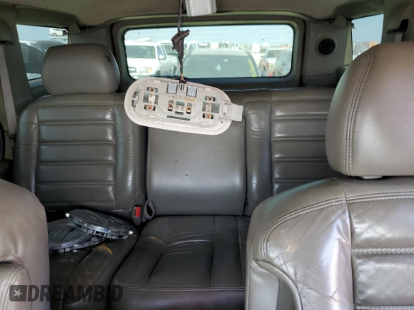 2003 Hummer H2 with VIN 5GRGN23U13H143781, listed as a Copart auction lot 77833264 with 0 mi miles and Salvage Title. Bid and sale history available at carsss.com. Image 10.