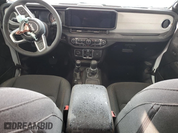 2025 Jeep Wrangler Sahara with VIN 1C4PJXEN0SW500555, listed as a Copart auction lot 83961344 with Not Provided miles and Salvage Title. Bid and sale history available at DreamBid. Image 8.