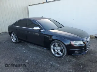 2011 Audi S4 Prestige with VIN WAUKGAFL3BA163294, listed as a Copart auction lot 85260404 with 116,723 mi miles and Salvage Title. Bid and sale history available at carsss.com. Image 4.