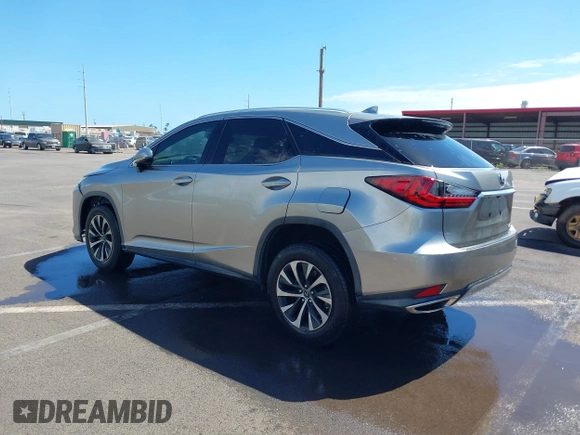 2020 Lexus RX with VIN 2T2HZMAA9LC163081, listed as a IAAI auction lot 41627232 with 38,153 mi miles. Bid and sale history available at carsss.com. Image 3.