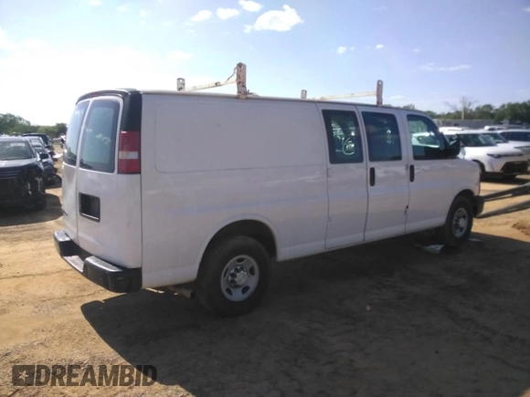 2017 Chevrolet Express Cargo Van with VIN 1GCWGBFG9H1138096, listed as a Copart auction lot 51268905 with 186,298 mi miles and Clean Title. Bid and sale history available at carsss.com. Image 3.