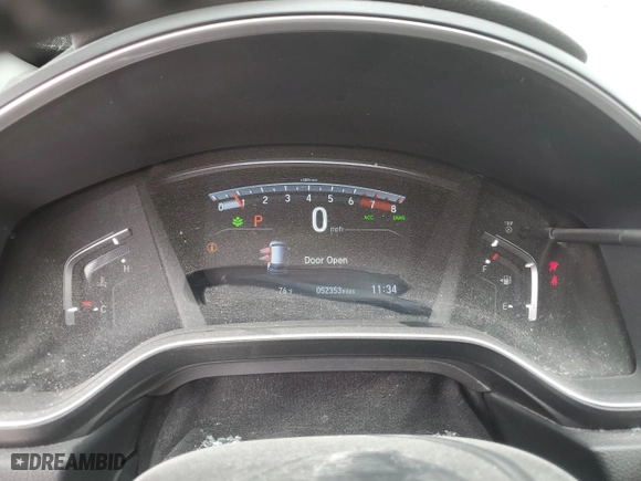 2018 Honda CR-V EX-L with VIN 7FARW1H82JE037709, listed as a Copart auction lot 49239015 with 52,353 mi miles and Salvage Title. Bid and sale history available at carsss.com. Image 9.