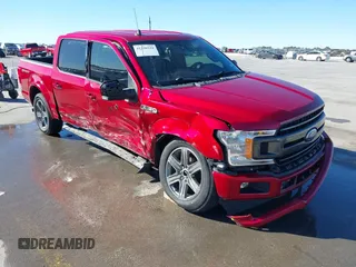 2020 Ford F-150 XL with VIN 1FTEW1C58LKE36430, listed as a IAAI auction lot 41390339 with 54,747 mi miles. Bid and sale history available at carsss.com. Image 1.