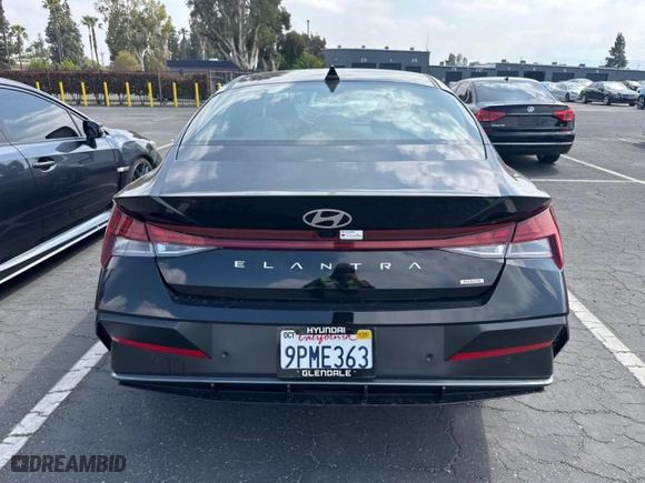 2024 Hyundai Elantra Hybrid Limited with VIN KMHLN4DJ9RU112807, listed as a Copart auction lot 51250165 with NaN miles and Clean Title. Bid and sale history available at carsss.com. Image 15.