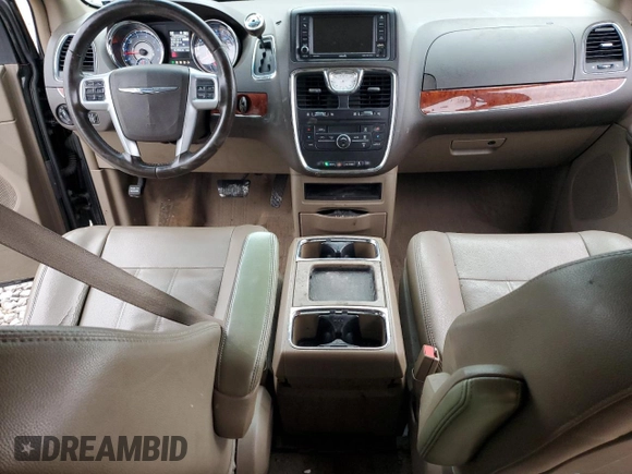 2014 Chrysler Town & Country Touring with VIN 2C4RC1BG8ER206985, listed as a Copart auction lot 43031665 with 161,926 mi miles and Salvage Title. Bid and sale history available at DreamBid. Image 8.