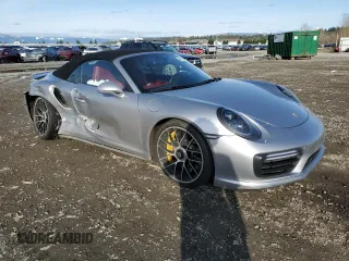 2017 Porsche 911 Turbo with VIN WP0CD2A93HS178432, listed as a Copart auction lot 45962934 with 28,703 mi miles. Bid and sale history available at carsss.com. Image 4.