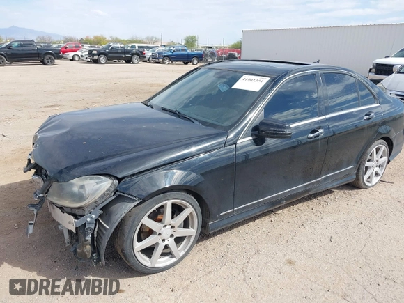 2012 Mercedes-Benz C-Class C 300 Sport with VIN WDDGF8BB7CA718546, listed as a IAAI auction lot 41901351 with 218,830 mi miles. Bid and sale history available at carsss.com. Image 2.