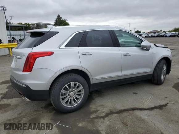 2017 Cadillac XT5 Luxury AWD with VIN 1GYKNDRS8HZ242106, listed as a Copart auction lot 53169585 with 38,432 mi miles and Salvage Title. Bid and sale history available at carsss.com. Image 3.