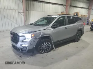 2023 GMC Terrain SLE with VIN 3GKALMEG4PL241960, listed as a Copart auction lot 56607085 with 21,390 mi miles and Non repairable. Bid and sale history available at DreamBid. Image 1.