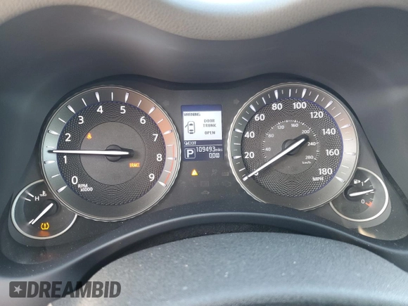2019 Infiniti Q70 Luxe с VIN JN1BY1PR0KM725592, выставлен на аукционе Copart как лот 42179145 с пробегом 109 493 миль миль и Списание • Salvage title. История ставок и продаж доступна на DreamBid. Изображение 9.