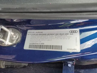 2016 Audi A3 2.0T Premium with VIN WAUB8GFF9G1013658, listed as a Copart auction lot 80048733 with 67,267 mi miles. Bid and sale history available at carsss.com. Image 12.