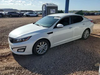 2015 Kia Optima EX z VIN 5XXGN4A78FG517377, wystawiony jako Copart lot #59816155 z przebiegiem 150 692 mil mil oraz Czysty tytuł • Clean title. Historia ofert i sprzedaży dostępna na DreamBid. Obrazek 1.