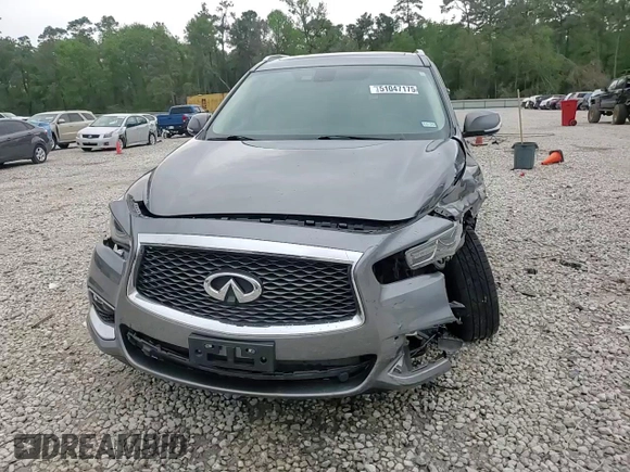 2018 Infiniti QX60 with VIN 5N1DL0MN6JC512100, listed as a Copart auction lot 51047175 with 102,790 mi miles and Salvage Title. Bid and sale history available at DreamBid. Image 14.