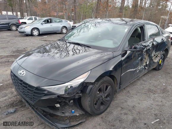 2021 Hyundai Elantra SEL with VIN 5NPLM4AG9MH037092, listed as a IAAI auction lot 41510453 with 82,490 mi miles. Bid and sale history available at carsss.com. Image 18.