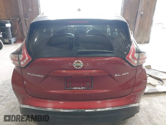 2016 Nissan Murano SL z VIN 5N1AZ2MHXGN116160, wystawiony jako IAAI lot #42241458 z przebiegiem 161 727 mil mil oraz . Historia ofert i sprzedaży dostępna na DreamBid. Obrazek 16.