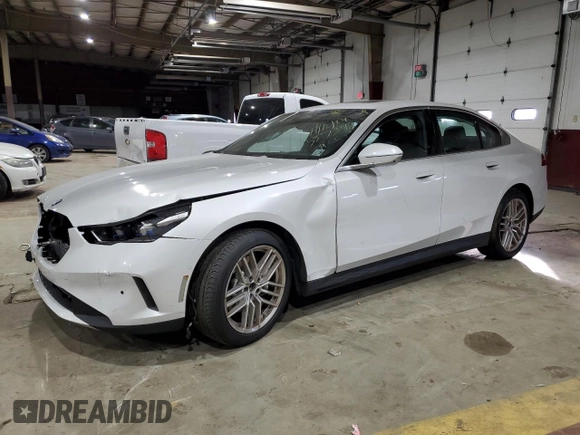 2024 BMW 5 Series 530i xDrive with VIN WBA53FJ00RCR24638, listed as a Copart auction lot 86607124 with 0 mi miles and Salvage Title. Bid and sale history available at carsss.com. Image 1.