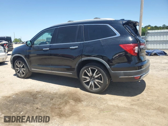 2019 Honda Pilot Elite with VIN 5FNYF6H07KB071046, listed as a Copart auction lot 57673515 with 62,835 mi miles and Salvage title. Bid and sale history available at DreamBid. Image 2.