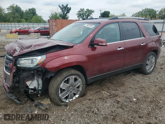 2017 GMC Acadia Limited with VIN 1GKKRSKD3HJ167716, listed as a Copart auction lot 59032805 with 189,116 mi miles and Salvage title. Bid and sale history available at DreamBid. Image 1.