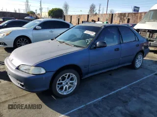 1995 Honda Civic DX z VIN JHMEG8645SS011835, wystawiony jako Copart lot #44637225 z przebiegiem 57 927 mil mil oraz Czysty tytuł • Clean title. Historia ofert i sprzedaży dostępna na DreamBid. Obrazek 1.