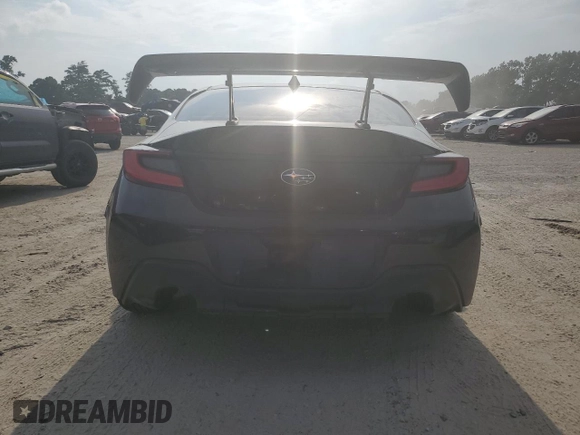 2023 Subaru BRZ Premium with VIN JF1ZDBB14P9702315, listed as a Copart auction lot 62216784 with 21,173 mi miles and Salvage Title. Bid and sale history available at carsss.com. Image 6.