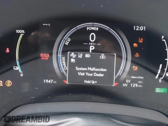2024 Lexus RX 450h+ Luxury with VIN JTJCJMGA1R2021146, listed as a IAAI auction lot 42204669 with 1,947 mi miles and . Bid and sale history available at DreamBid. Image 7.