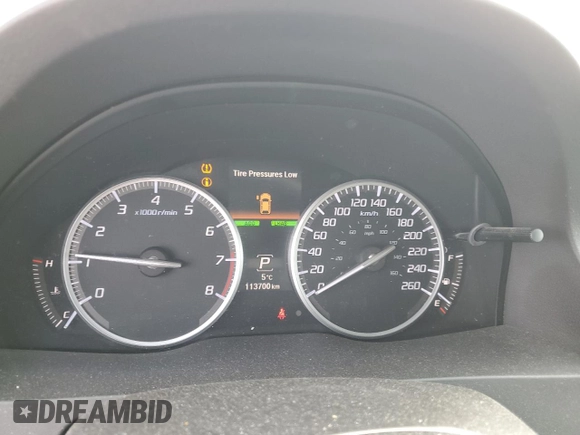 2017 Acura RDX w/Advance Pkg with VIN 5J8TB4H7XHL801496, listed as a Copart auction lot 48433315 with 113,700 mi miles and Salvage Title. Bid and sale history available at carsss.com. Image 9.