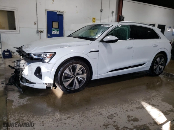 2024 Audi Q8 e-tron Premium Plus with VIN WA15AAGE9RB025792, listed as a Copart auction lot 74004454 with NaN miles and Salvage Title. Bid and sale history available at carsss.com. Image 1.