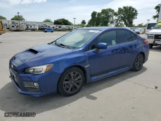 2015 Subaru WRX Limited with VIN JF1VA1J68F9827959, listed as a Copart auction lot 52954645 with 89,595 mi miles and Salvage Title. Bid and sale history available at carsss.com. Image 1.