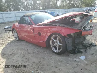 2006 BMW Z4 3.0si with VIN 4USBU53546LX02065, listed as a Copart auction lot 42097705 with 0 mi miles and Salvage Title. Bid and sale history available at carsss.com. Image 4.
