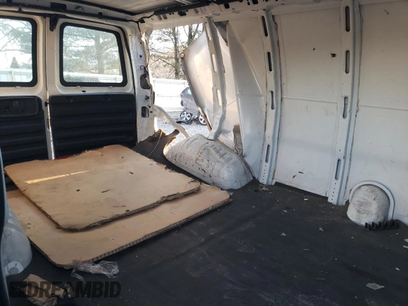 2003 Chevrolet Express Cargo with VIN 1GCFG25T331166595, listed as a Copart auction lot 88467555 with 46,303 mi miles and Salvage Title. Bid and sale history available at DreamBid. Image 10.