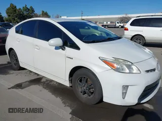 2013 Toyota Prius One with VIN JTDKN3DU6D5540079, listed as a IAAI auction lot 41644310 with 189,968 mi miles. Bid and sale history available at carsss.com. Image 1.