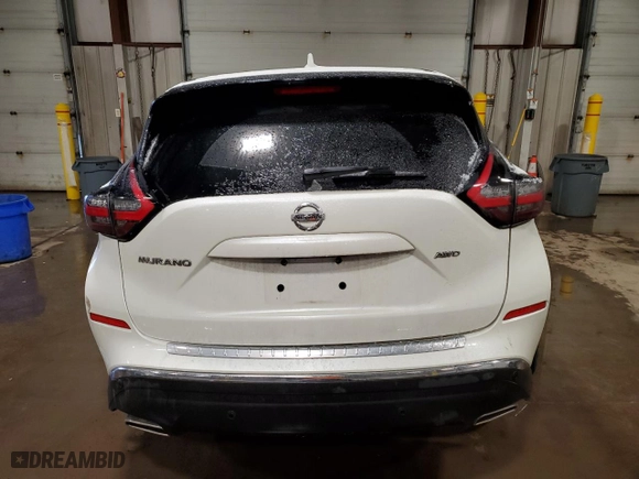 2021 Nissan Murano S with VIN 5N1AZ2AS9MC137024, listed as a Copart auction lot 43761925 with 46,527 mi miles and Salvage Title. Bid and sale history available at carsss.com. Image 6.