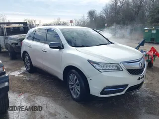 2014 Acura MDX Tech Pkg with VIN 5FRYD3H43EB008083, listed as a IAAI auction lot 41633866 with 182,063 mi miles. Bid and sale history available at carsss.com. Image 1.