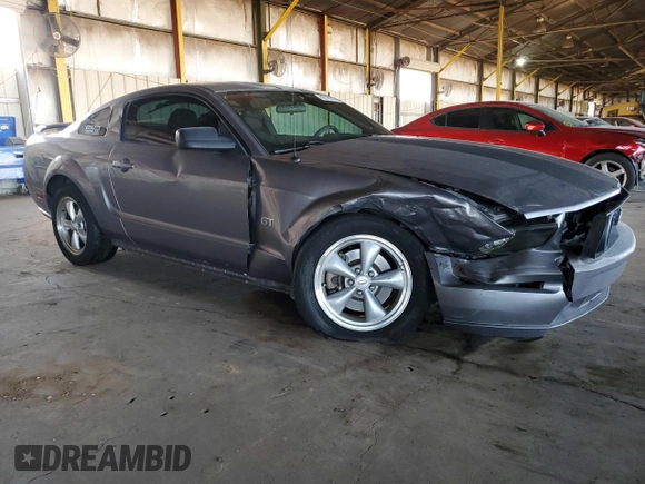 2007 Ford Mustang GT Deluxe with VIN 1ZVFT82HX75325705, listed as a Copart auction lot 50747805 with 157,873 mi miles and Salvage Title. Bid and sale history available at carsss.com. Image 4.