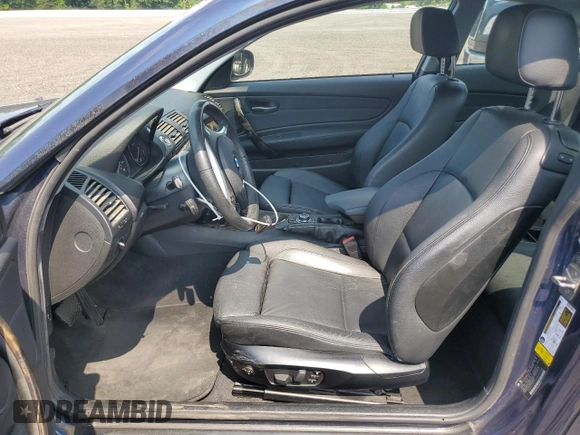 2011 BMW 1 Series 128i with VIN WBAUP7C57BVP21318, listed as a Copart auction lot 60479055 with 102,151 mi miles and Salvage title. Bid and sale history available at DreamBid. Image 7.