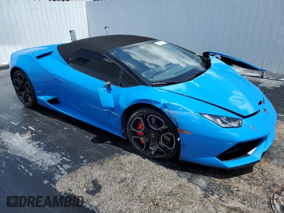 2016 Lamborghini Huracan LP 610-4 с VIN ZHWUR1ZF5GLA04553, выставлен на аукционе Copart как лот 57830675 с пробегом 15 820 миль миль и Списание • Salvage title. История ставок и продаж доступна на DreamBid. Изображение 4.
