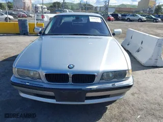 2001 BMW 7 Series 740iA with VIN WBAGG83451DN86662, listed as a IAAI auction lot 41967255 with 187,669 mi miles. Bid and sale history available at carsss.com. Image 6.