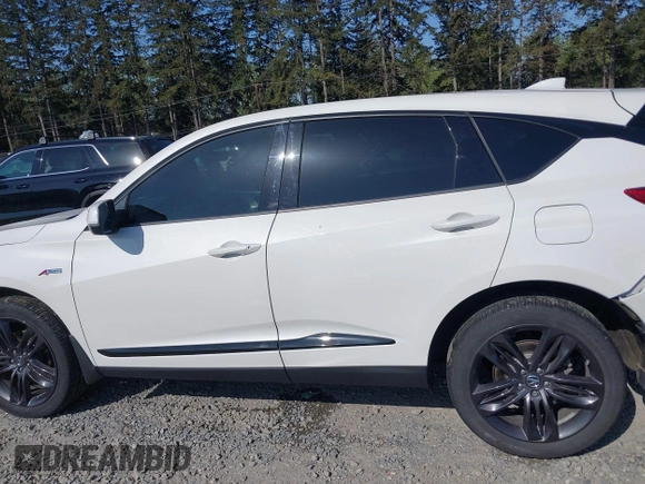 2020 Acura RDX w/A-Spec Pkg with VIN 5J8TC2H61LL013353, listed as a IAAI auction lot 42108607 with 52,481 mi miles. Bid and sale history available at carsss.com. Image 14.