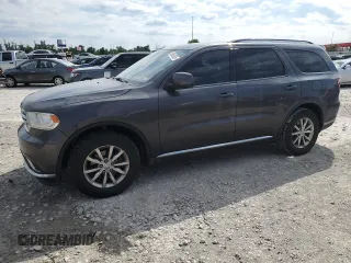 2016 Dodge Durango SXT with VIN 1C4RDJAG1GC486047, listed as a Copart auction lot 58093625 with 176,106 mi miles and Clean title. Bid and sale history available at DreamBid. Image 1.