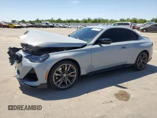 2022 BMW 2 Series M240i xDrive with VIN 3MW53CM07N8C53061, listed as a Copart auction lot 54157795 with 18,232 mi miles and Salvage title. Bid and sale history available at DreamBid. Image 1.
