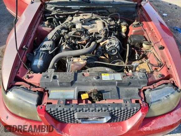 2002 Ford Mustang Standard with VIN 1FAFP40482F101065, listed as a Copart auction lot 62633895 with 223,363 mi miles and Salvage title. Bid and sale history available at DreamBid. Image 11.