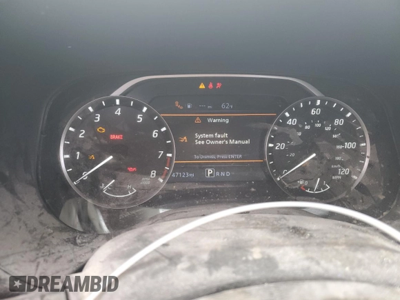 2022 Nissan Frontier SV with VIN 1N6ED1EKXNN688414, listed as a Copart auction lot 48594735 with 47,123 mi miles and Salvage title. Bid and sale history available at DreamBid. Image 9.