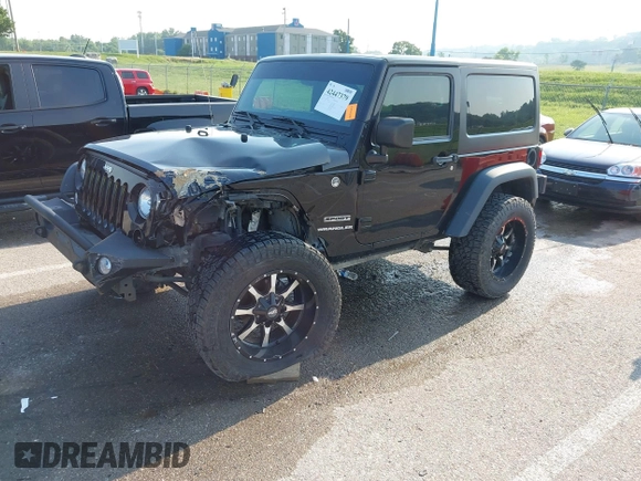 2017 Jeep Wrangler Sport with VIN 1C4AJWAG6HL654592, listed as a IAAI auction lot 42447379 with 61,585 mi miles and . Bid and sale history available at DreamBid. Image 19.